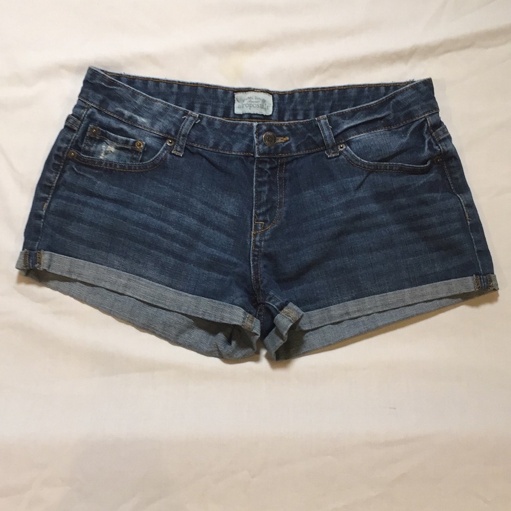 Aeropostale Distressed Denim Shorts